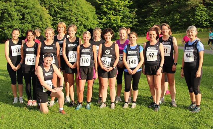 Spectrum Ladies before the 2013 Forest Park Ladies 5k