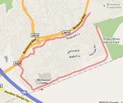 Ladies 5k route