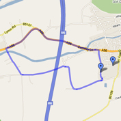 View the Lymm 5k race route